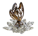 Swarovski Figurine: 7551NR100 In Flight Butterfly - Gold