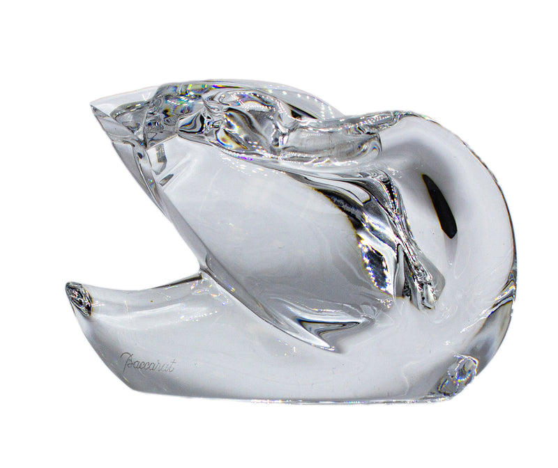 Baccarat Figurine: 762574 Swan with folded wings