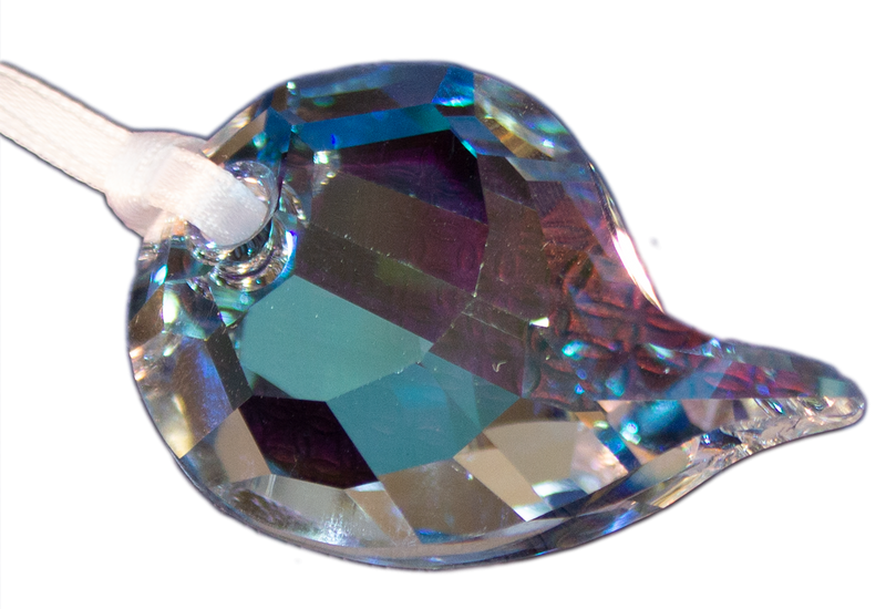 Swarovski Crystal: 5160328 Peacock Feather Ornament