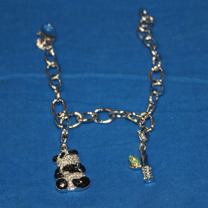 Swarovski Crystal: 930685 Panda Charm Bracelet