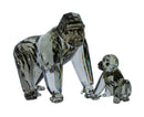 Swarovski Figurine: 952504 Gorillas Mother and Cub