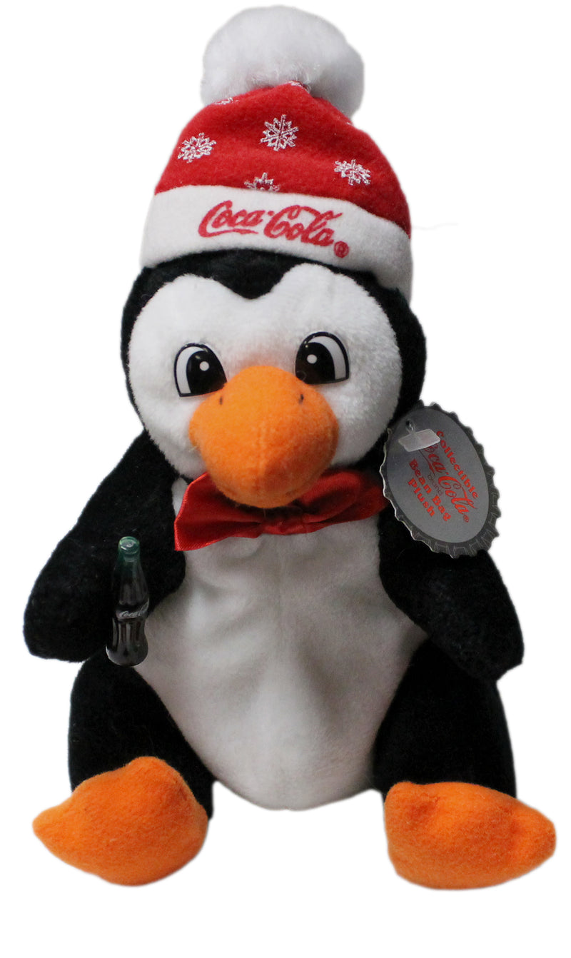 Coke Plush: Penguin in Snowflake Cap