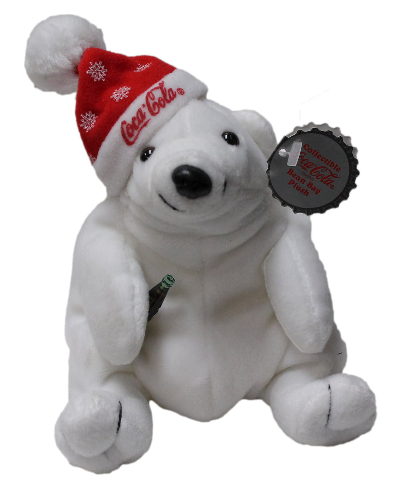 Coke Plush: Polar Bear in Snowflake Cap