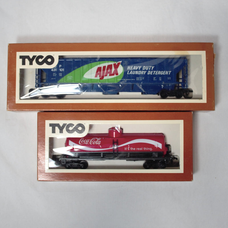 Lot of 6 Life Like & Tyco Trains | Ho Scale | Coca-Cola, Kellogs, Black & Decker