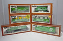 Lot of 6 Burlington Northern Tyco Trains | Ho Scale | Engine, Caboose & More