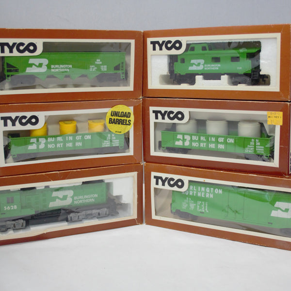 Tyco burlington northern train set sales