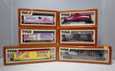 Lot of 6 Tyco Trains | Ho Scale | Dots, Planters, Hershey's, Coca-Cola, & more