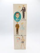 Vintage 1961 Ken Barbie 750 | Brunette Flocked Hair | Swimsuit