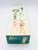 Vintage 1960's Ken Barbie 750 | Brunette Painted Hair| Fountain Boy