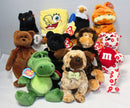 Lot of 10 Beanie Babies | Non-Mint Tags |Garfield, Spongebob, M&M's & More