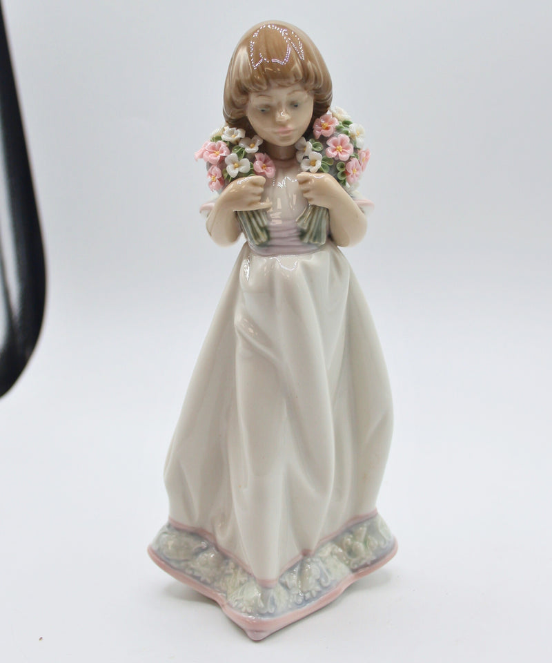 Lladró Figurine: 7603 Spring Bouquets | As Is Figurine with box