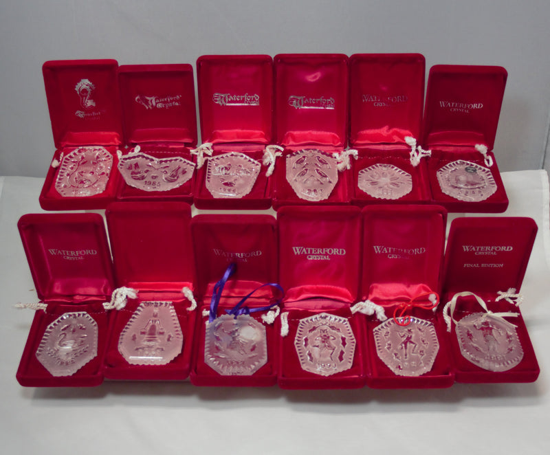 12 Days of Christmas Waterford Ornaments | Full Set | Includes Rare 1982