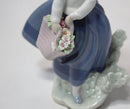 Lladró Figurine: 5222 Pretty Pickings | As Is Figurine with worn box