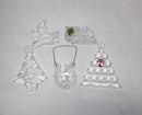 Waterford Crystal Ornaments | Lot of 5 Ornaments with box