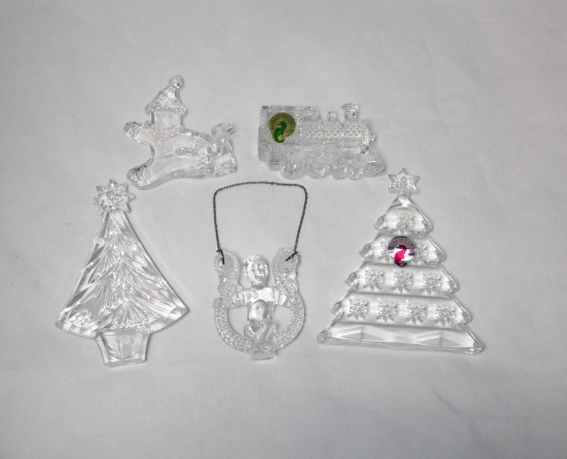 Waterford Crystal Ornaments | Lot of 5 Ornaments with box