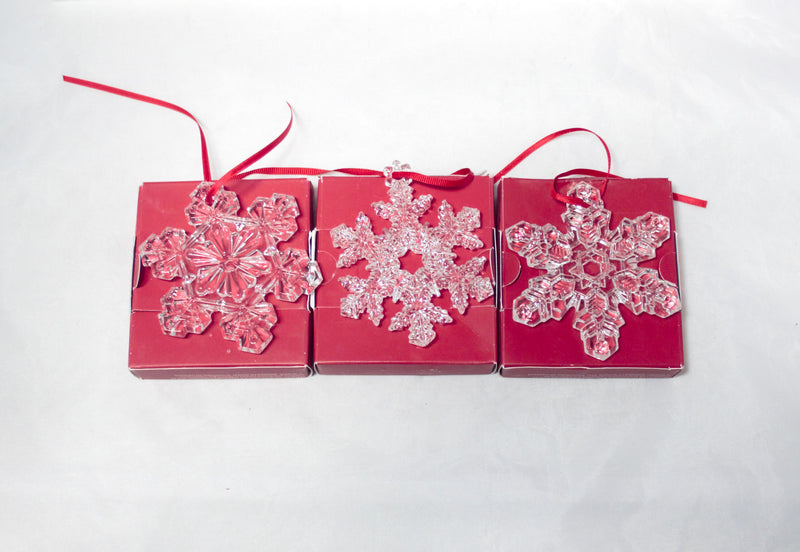Waterford Crystal Ornaments | Lot of 6 Waterford & Marquis Snowflakes