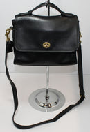 Coach Purse: 9870 Black Leather Crossbody Bag