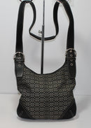 Coach Purse: 6386 Signature Black Shoulder Bag