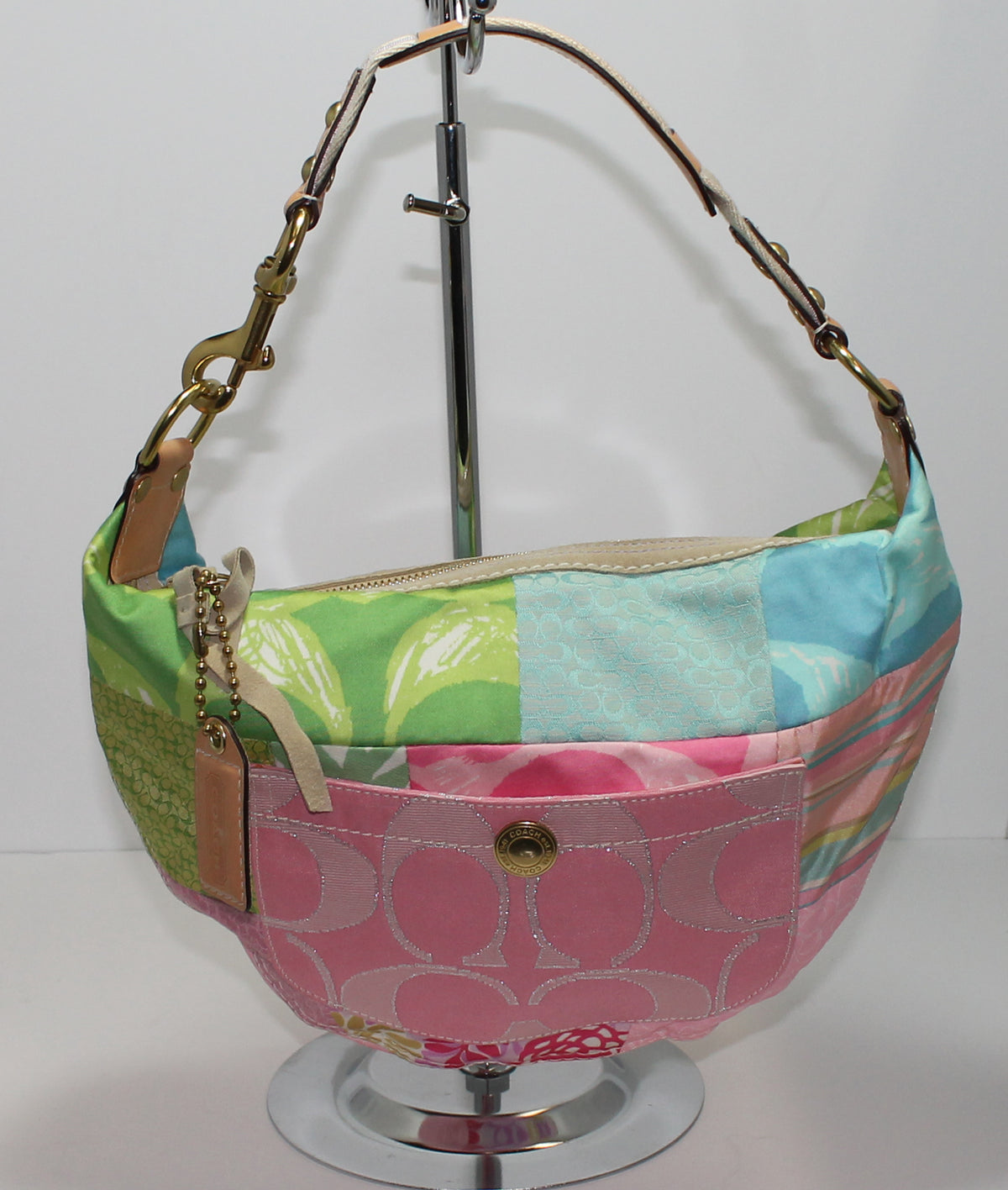 Coach Purse: 374 Patchwork Hamptons Hobo Bag