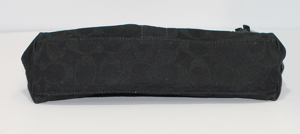 Coach Puse: 6371 Signature Black Shoulder Bag