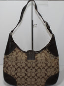 Coach Purse: F12640 Brown Leather Hobo Bag
