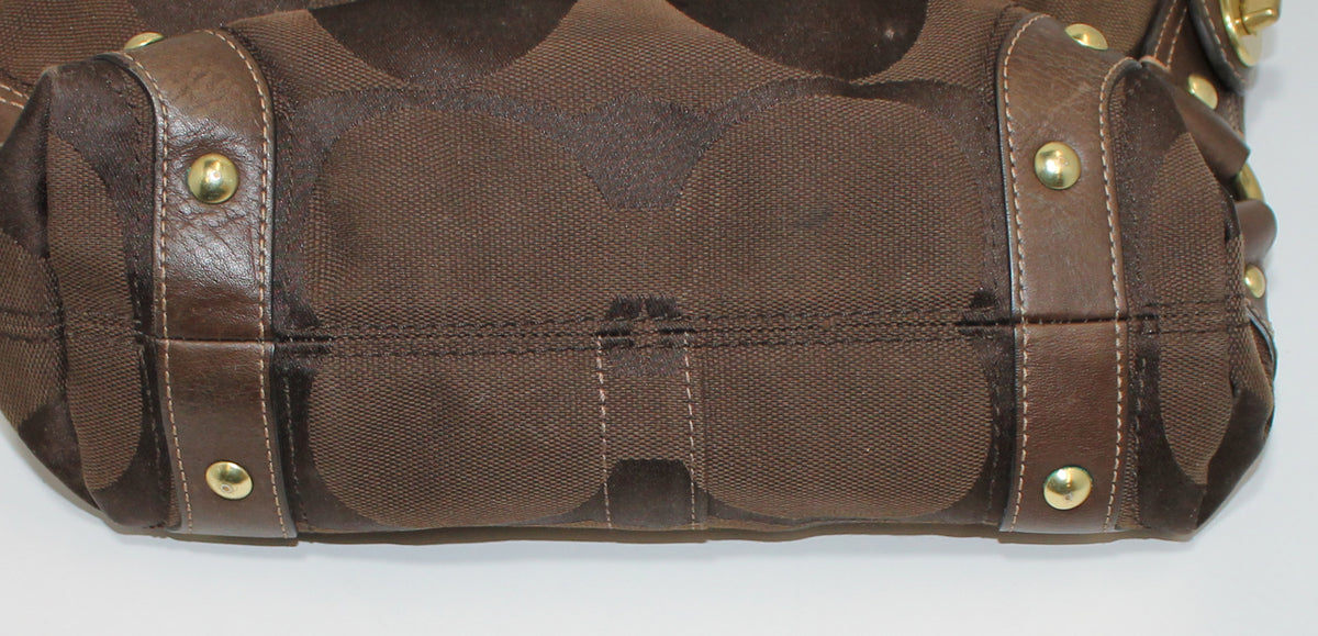 Coach Purse 10619 Brown Carly Hobo Bag