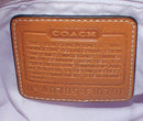 Coach Purse: F10798 White Canvas Shoulder Bag
