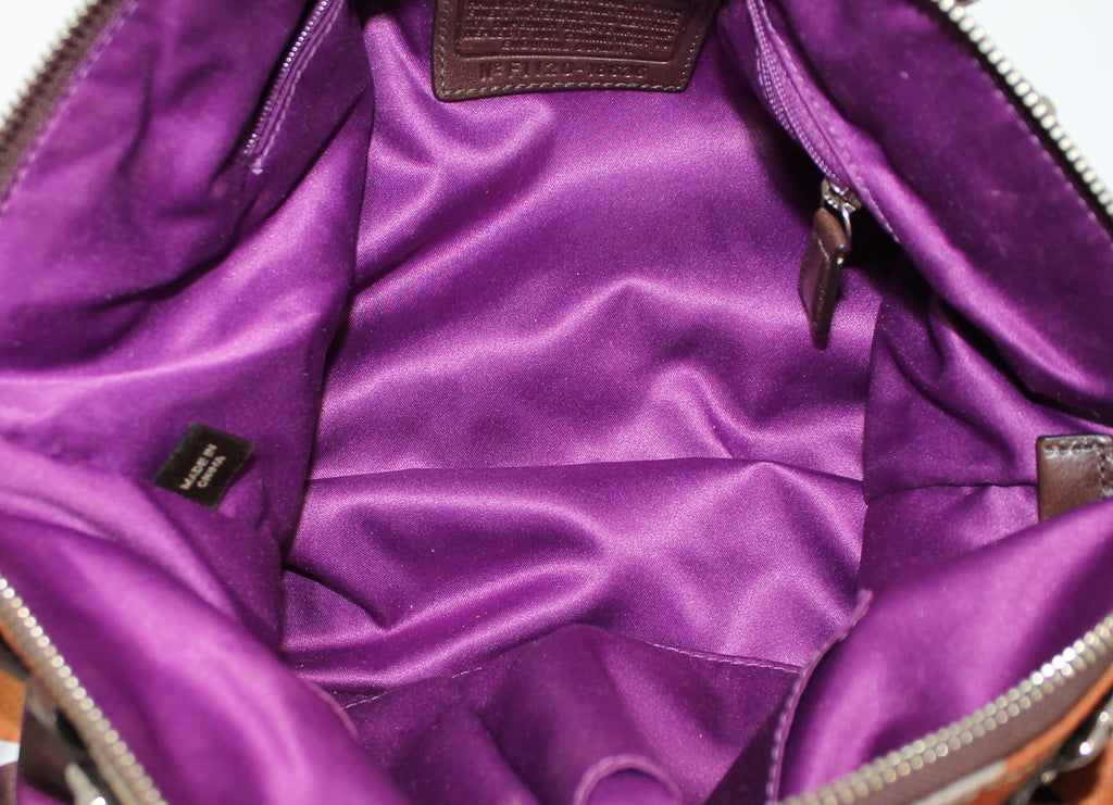 Coach Purse:  Multi Color Sophia Op Art Duffle Bag
