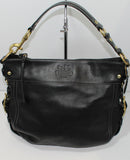 Coach Purse: 12669 Black Carly Leather Hobo Bag