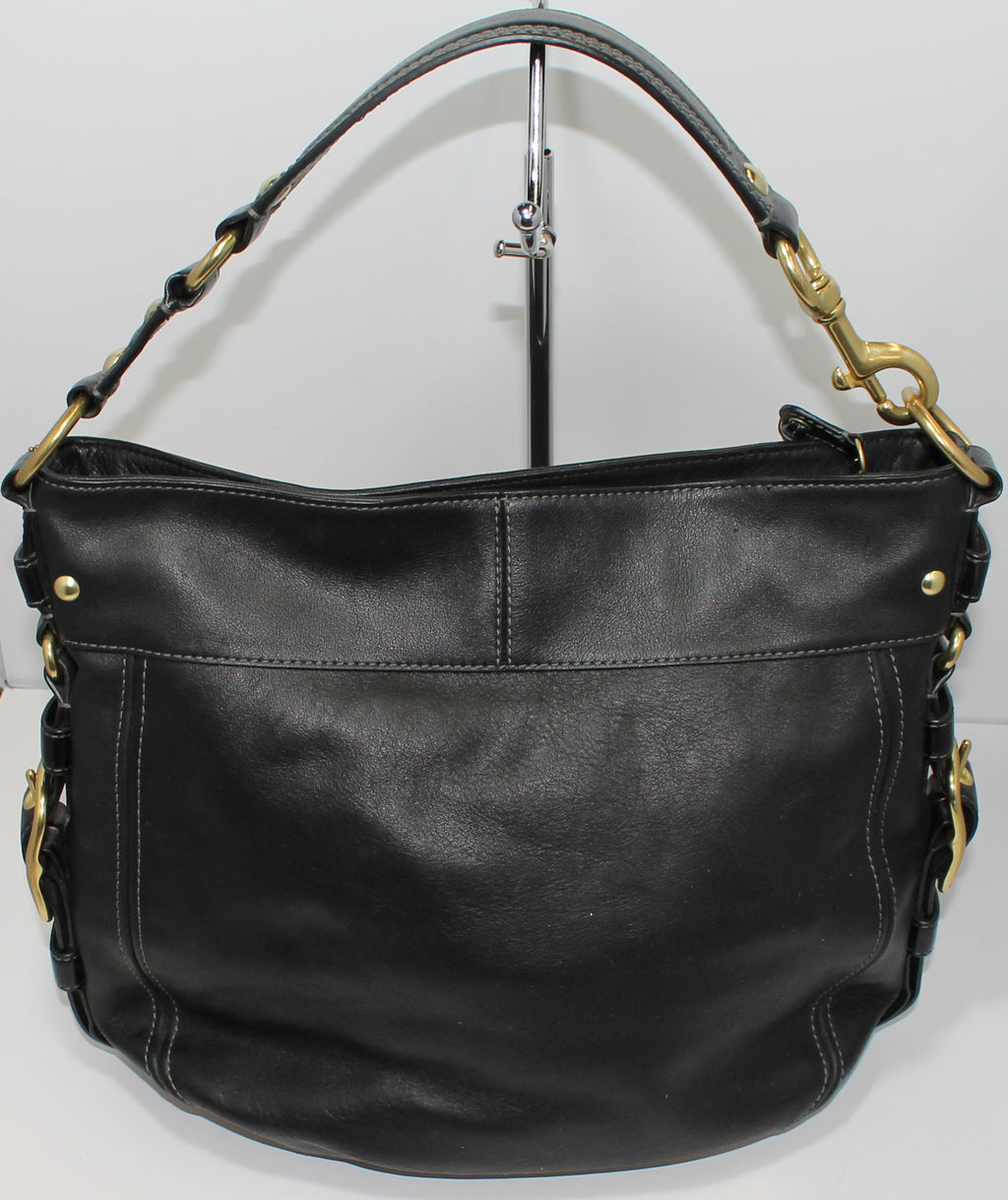 Coach Carly Leather Hobo Bag