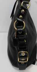 Coach Purse: 12669 Black Carly Leather Hobo Bag