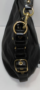 Coach Purse: 12669 Black Carly Leather Hobo Bag