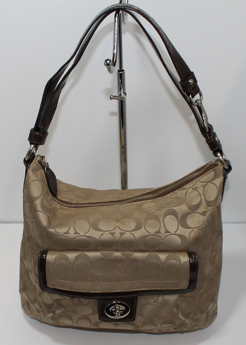 Coach - Authenticated Handbag - Leather Beige for Women, Never Worn