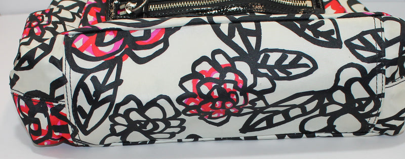 Coach Purse: F16582 Floral Graffiti Messenger Bag
