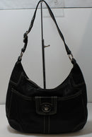 Coach Purse: F13956 Black Hamilton Leather Hobo Bag
