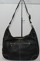 Coach Purse: F13956 Black Hamilton Leather Hobo Bag