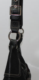 Coach Purse: F13956 Black Hamilton Leather Hobo Bag