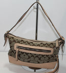Coach Purse: 9363 Signature Beige Shoulder Bag