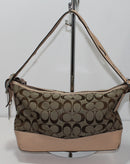Coach Purse: 9363 Signature Beige Shoulder Bag