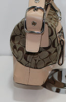 Coach Purse: 9363 Signature Beige Shoulder Bag