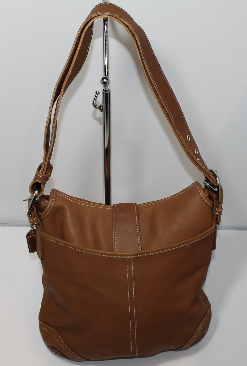 Coach Purse F0868-12429 Signature C Brown Stripe Tote Shoulder Bag NICE |  eBay