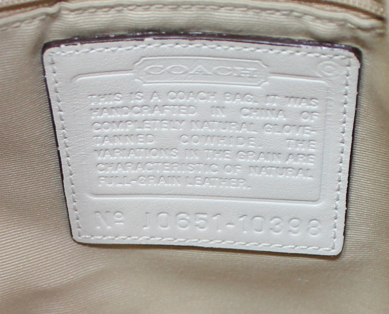 Coach - Authenticated Disney Collection Purse - Leather White for Women, Never Worn, with Tag