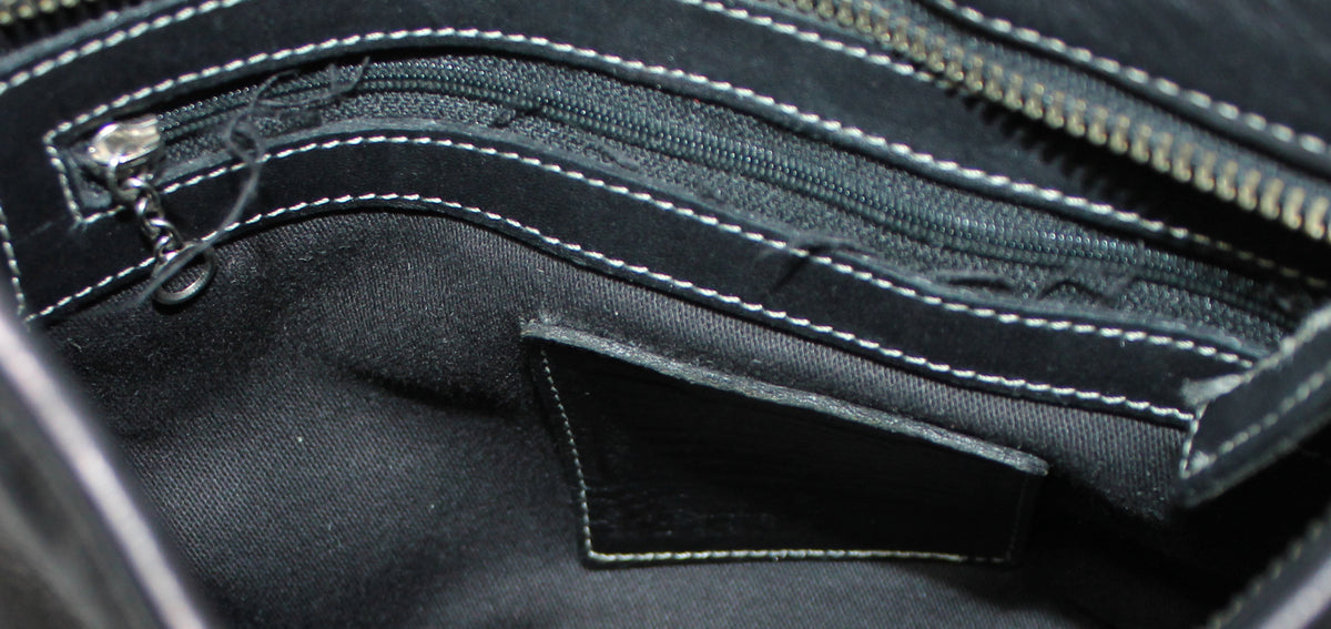 Coach Purse: 7584 Black Hampton Shoulder Bag