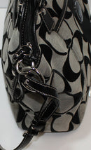 Coach Purse: F17948 Signature Black Monogram Tote Bag