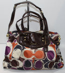 Coach Purse: F20113 Multicolored Satchel Bag