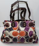 Coach Purse: F20113 Multicolored Satchel Bag