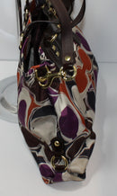 Coach Purse: F20113 Multicolored Satchel Bag