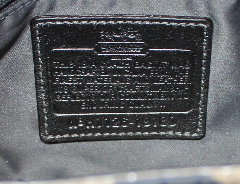 Coach Purse: Madison 19180 Scarf Print Sequin Shoulder Bag