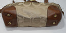 Coach Purse: 14507 Brown Peyton Signature Shoulder Bag