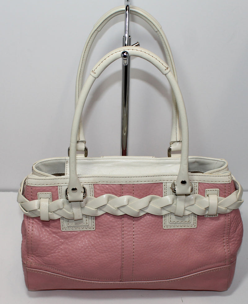 Coach Gallery Rose Pink Embossed Patent Leather Tote Shoulder Bag Purse  Handbag F19462 - Etsy